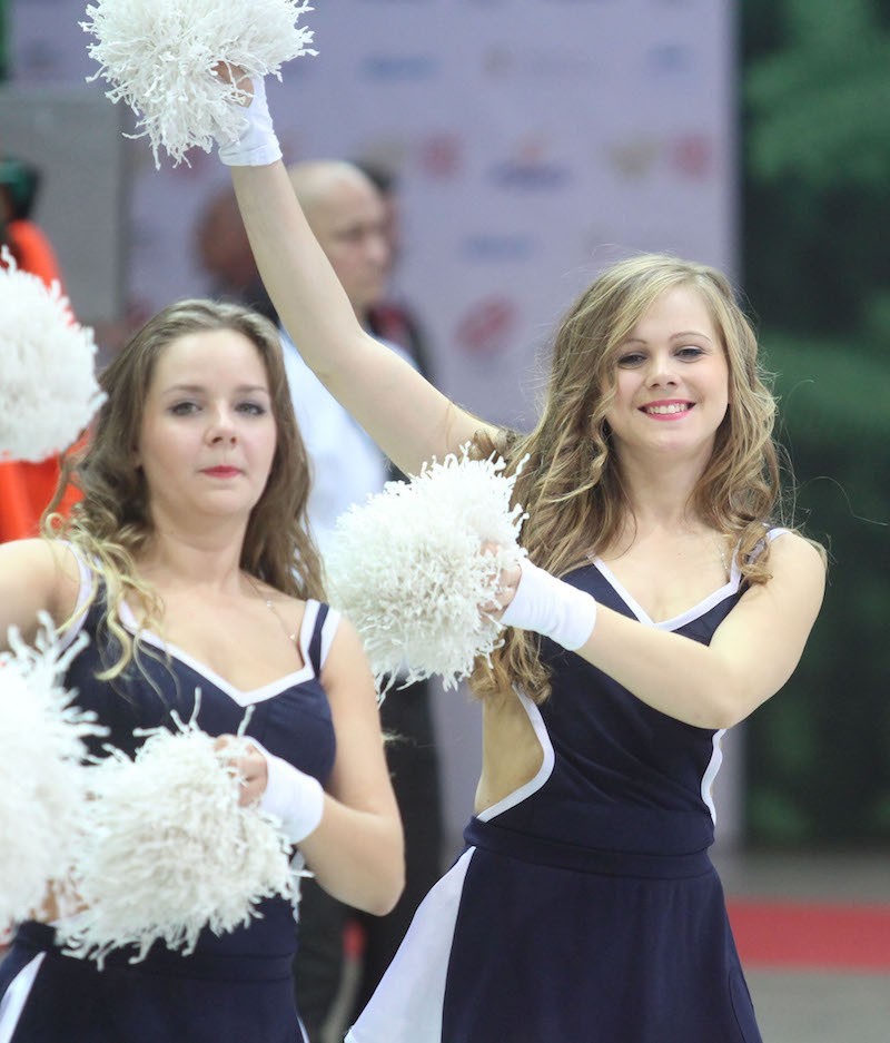 Christmas Cup: Cheerleaderki na meczu Polska - Czechy