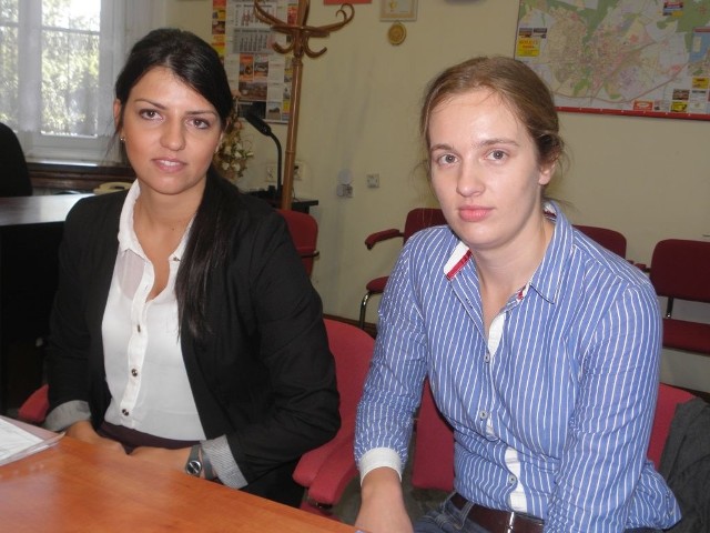 Natalia Dominik i Malwina Kęsicka uczestniczyły wczoraj w posiedzeniu dwóch połączonych komisji rady miejskiej