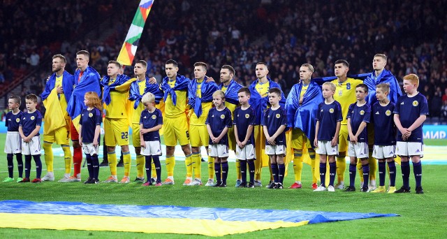 Reprezentacja Ukrainy przed środowym meczem ze Szkocją w Glasgow