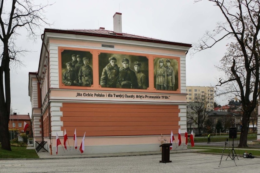 Mural poświęcony Orlętom Przemyskim powstał na budynku...
