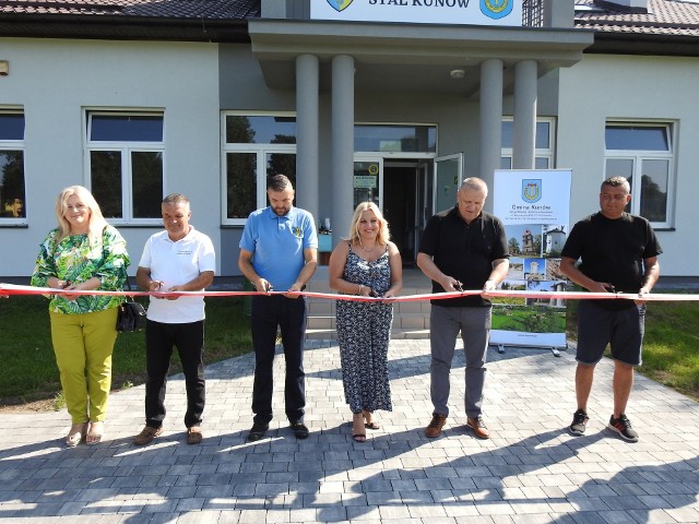 W Kunowie, z udziałem burmistrza Lecha Łodeja, otwarto nowy budynek klubowy Stali