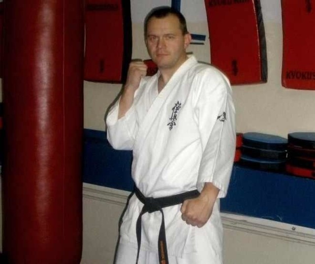 Sensei Ostrołęckiego Klubu Karate Kyokushin, Artur Orzoł.