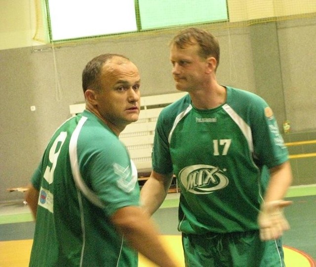 Rafał Kamionowski i Norbert Kolanowski bardzo ambitnie walczyli o dobrym wynik dla Trójki.
