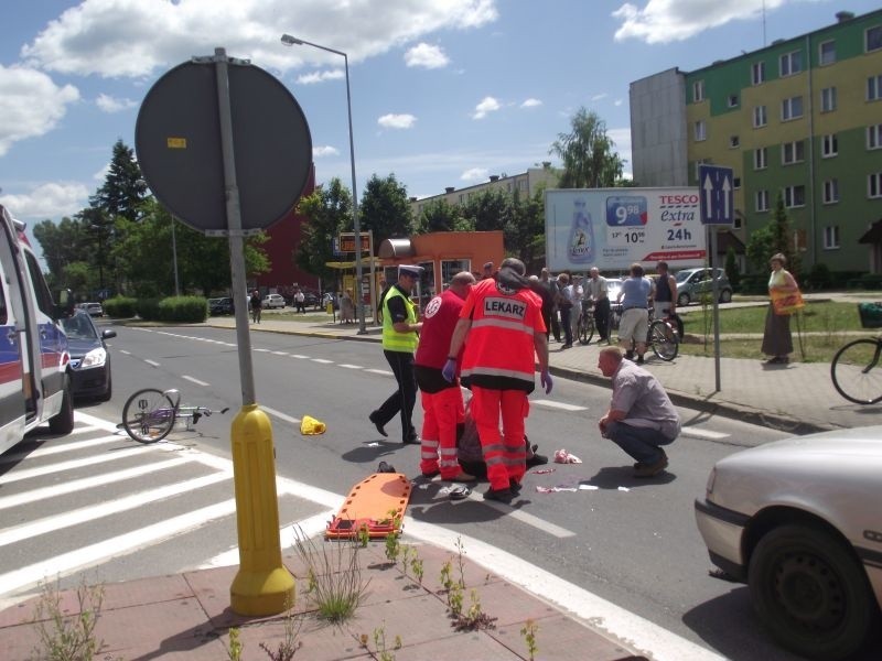 Karetka pogotowia i policja zjawiły się po kilku minutach