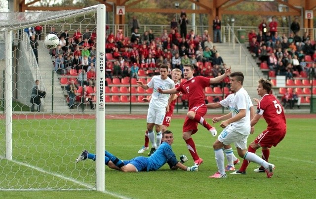 Gol na 2-1 dla Polski. Do siatki rywali trafił Vincent Rabiega (nr 7).