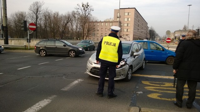 Wypadek na Żeromskiego w Łodzi