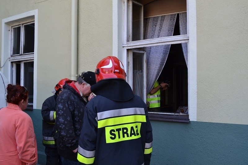 Pożar na Katedralnej w Częstochowie