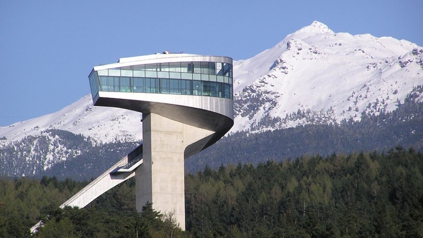 Skocznia narciarska w Innsbrucku autorstwa Zaha Hadid