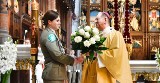 Border guard officers gathered for a solemn mass in Bialystok Cathedral on the occasion of the 32nd anniversary of their founding in the Republic of Poland 