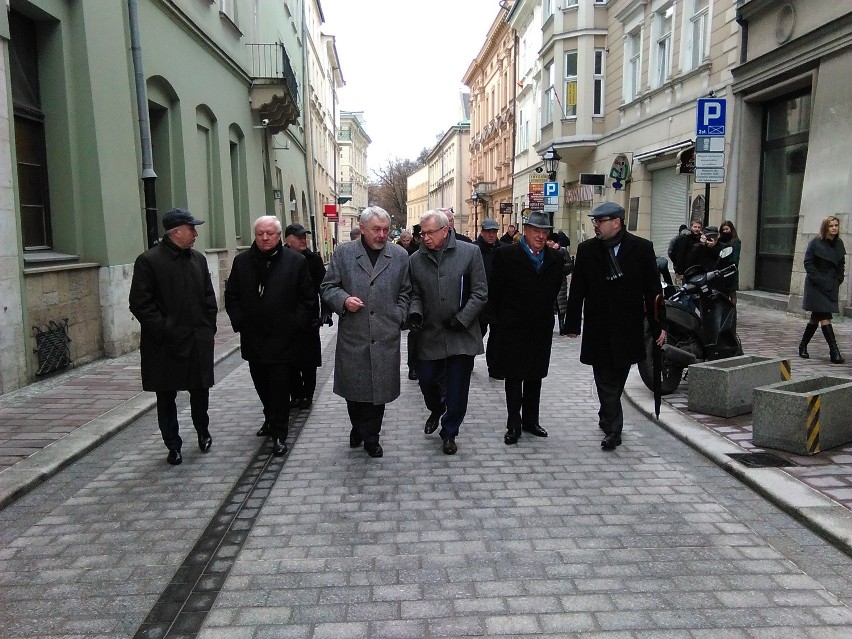 Otwarcie przebudowane ul. Wiślnej w Krakowie