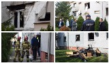 Chwile grozy w Brzegu. Eksmitowany 74-latek spowodował wybuch w mieszkaniu. Poszkodowanych jest łącznie 8 osób w tym komornik i policjanci