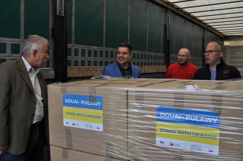 Dotarła francuska pomoc rzeczowa dla obywateli Ukrainy przebywających w Puławach