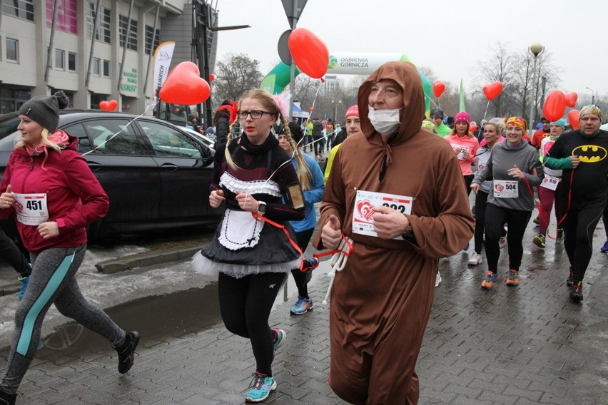 Bieg Walentynkowy 2017 w Dąbrowie Górniczej