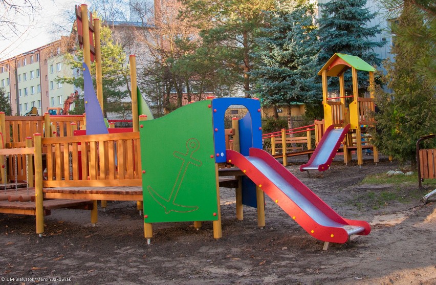 Przedszkole nr 58 w Białymstoku ma nowy plac zabaw