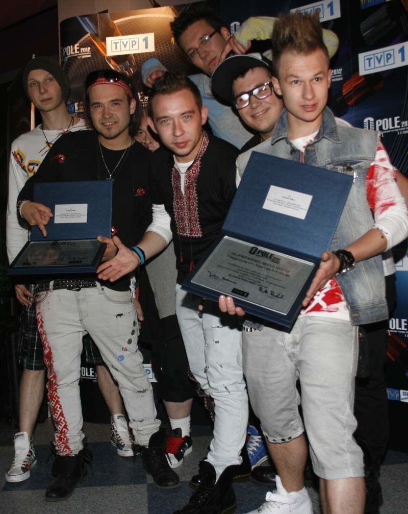 Zespół Enej, zwycięzca konkursu Premiery.