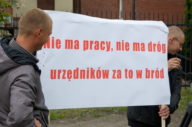 Protest mieszkańców LęborkaProtest mieszkańców Lęborka
