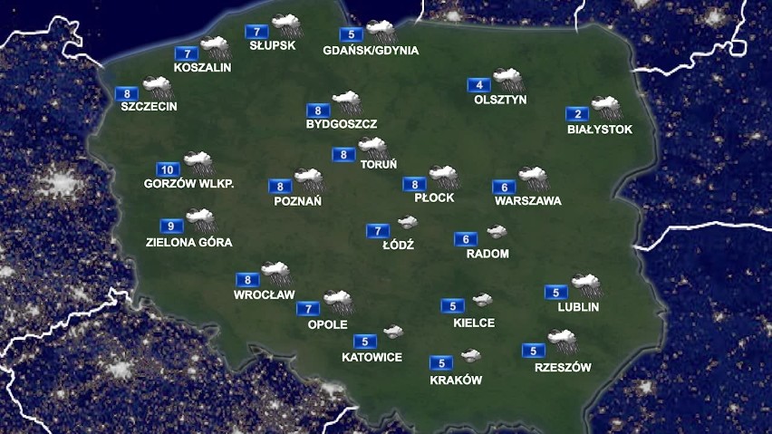 Prognoza pogody na sylwestra i Nowy Rok