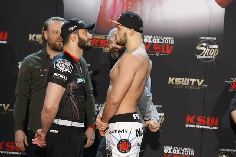 KSW 42: Khalidov vs. Narkun. Zdjęcia z oficjalnego ważenia.