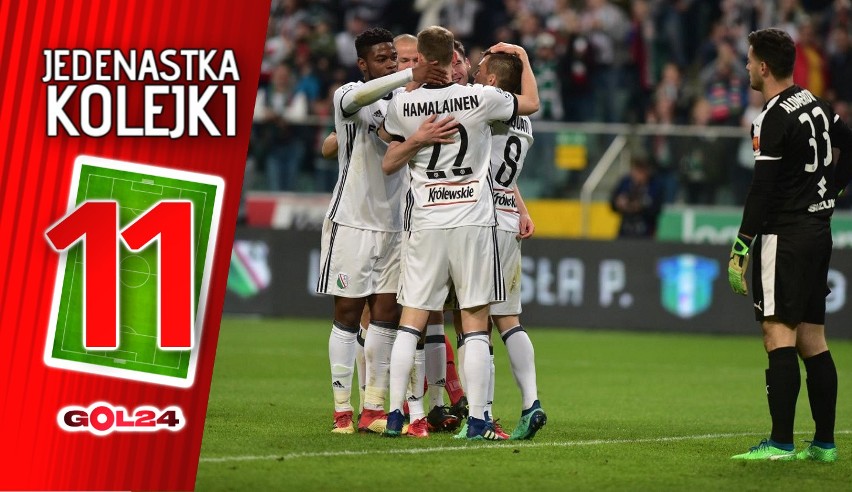 Jedenastka 33. kolejki Lotto Ekstraklasy według GOL24 [GALERIA]