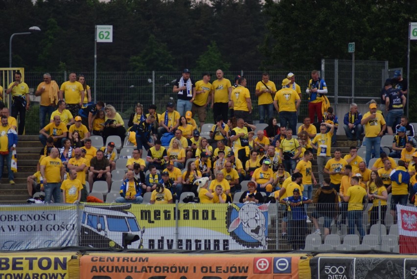 Kibice na meczu Motoru Lublin w Częstochowie. Zobacz zdjęcia