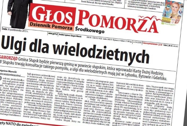 W środę w "Głosie": Ulgi dla wielodzietnych.