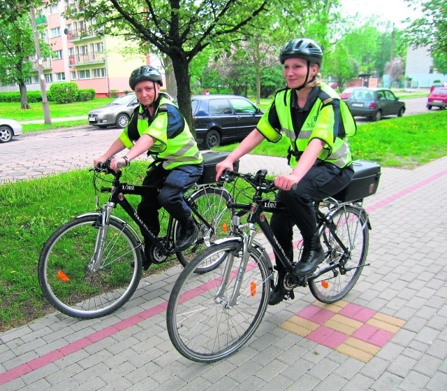 Strażnicy na rowerach będą patrolować m.in. park.