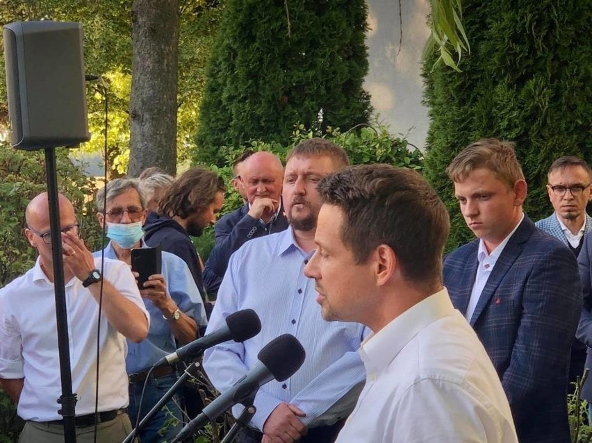 Wybory 2020. Tomasz Lepper poparł kandydaturę Rafała Trzaskowskiego przed II turą wyborów. Zobacz zdjęcia
