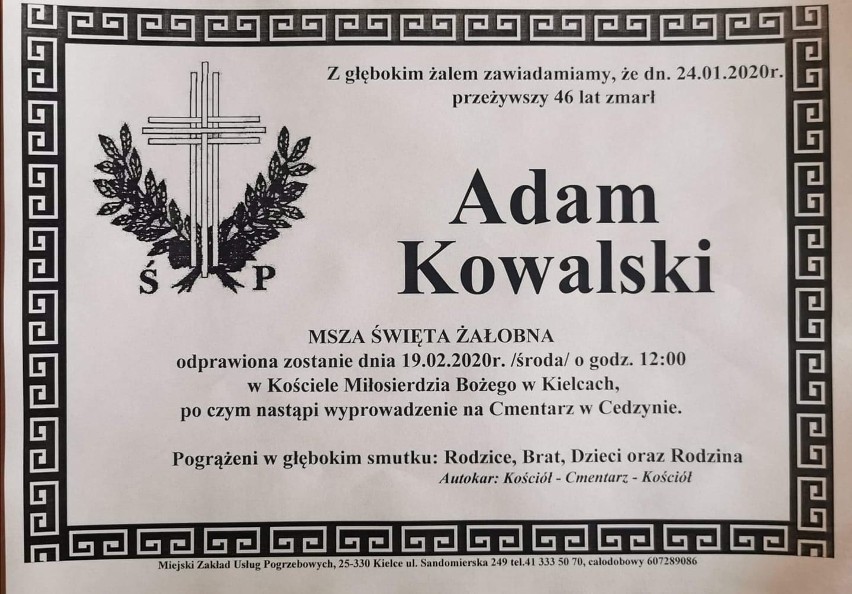 W środę w Kielcach pogrzeb judoki Adama Kowalskiego. Zmarł w Londynie na atak serca. Miał 46 lat [AKTUALIZACJA, ZDJĘCIA]