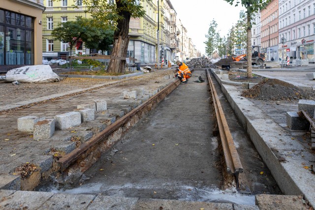 Tory tramwajowe na alei Wojska Polskiego