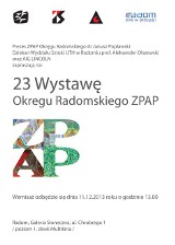 Plastycy zapraszają na doroczną wystawę członków ZPAP w Radomiu