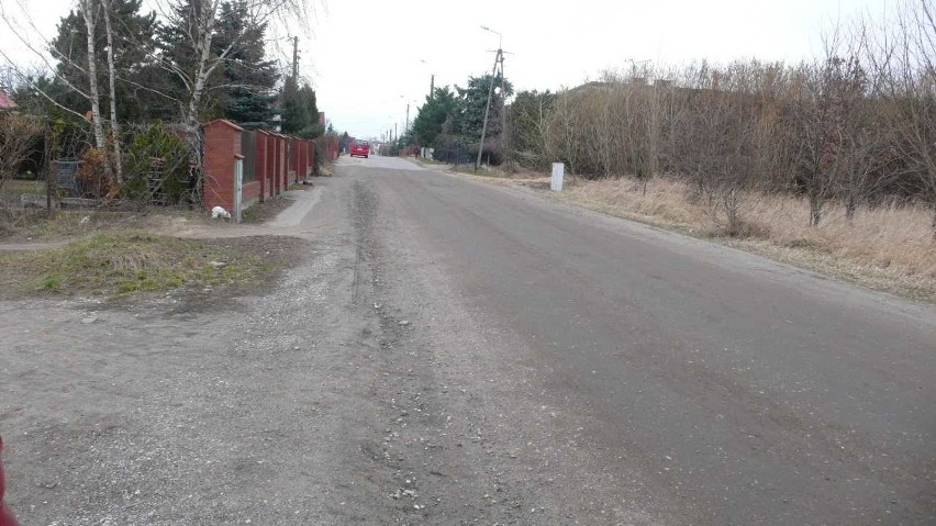 Ulica Toruńska w Grębocinie częściowo ma już asfaltową...
