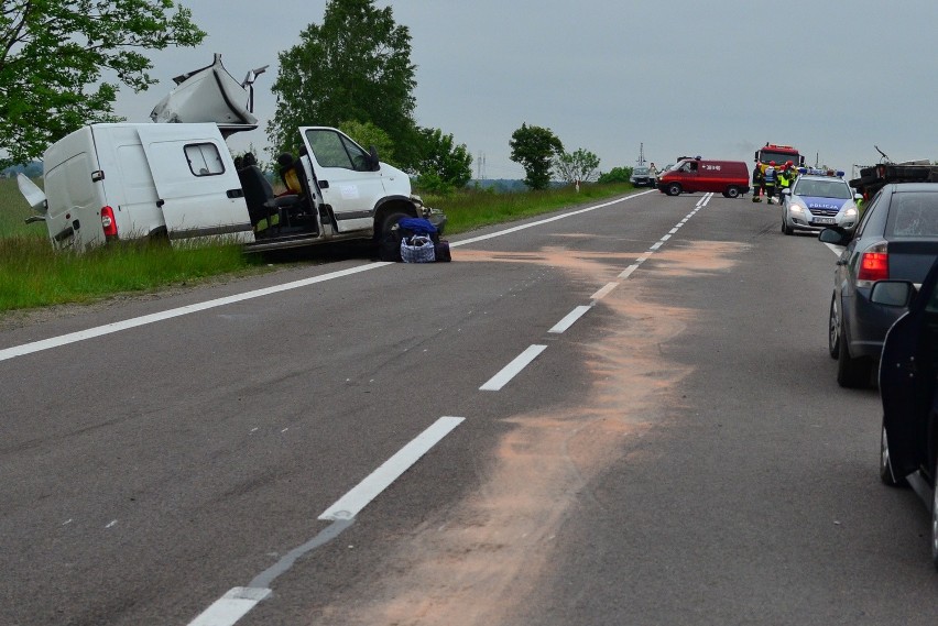 Dzisiaj po godzinie 4 w Chmielowie na drodze krajowej nr 9...