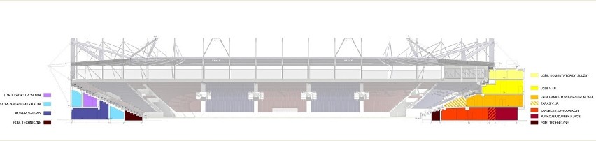 Kolejny projekt stadionu Pogoni Szczecin. Gdzie kasy, gastronomia i loża VIP?