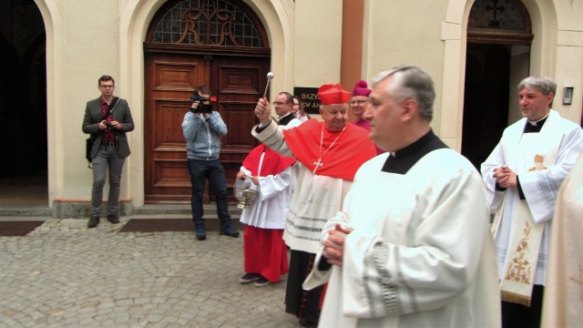 Pielgrzymka diecezjalnego dzieła modlitwy za kapłanów „Oremus” na Górze św. Anny.