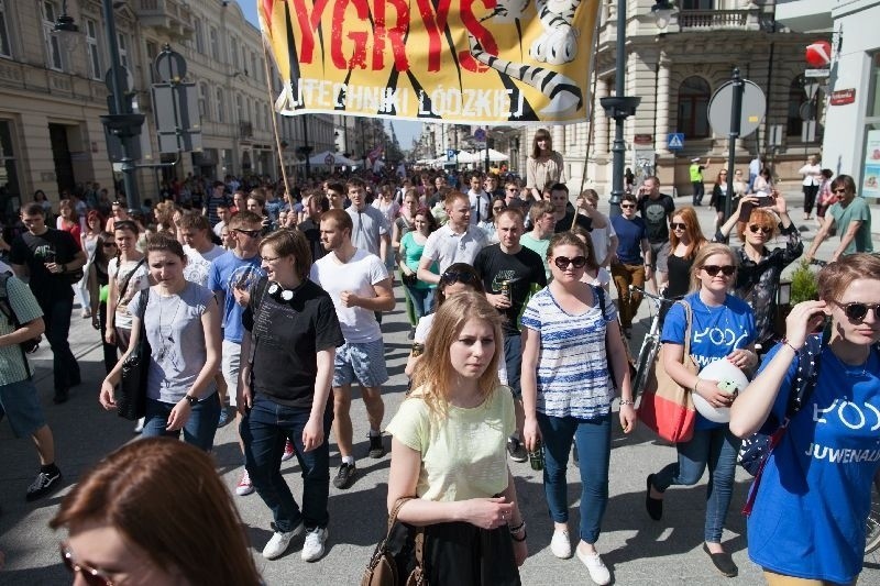 Juwenalia 2014 w Łodzi: Studenci przejęli władzę nad miastem [FILM, zdjęcia]