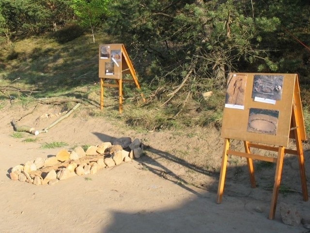 Zdjęcie  z rezerwatu podczas pikniku archeologicznego
