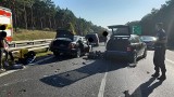 Karambol w Stryszku (powiat bydgoski) na drodze krajowej nr 25. W wypadku uczestniczyło 5 samochodów [zdjęcia]