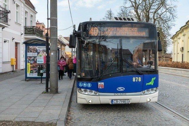 Autobus linii nr 40 Bydgoszcz - Ostromecko