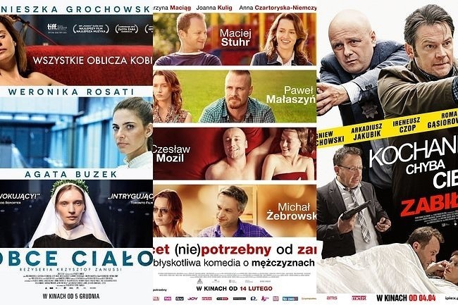 Plakaty filmów nominowanych do Węży 2015 (fot. materiały...
