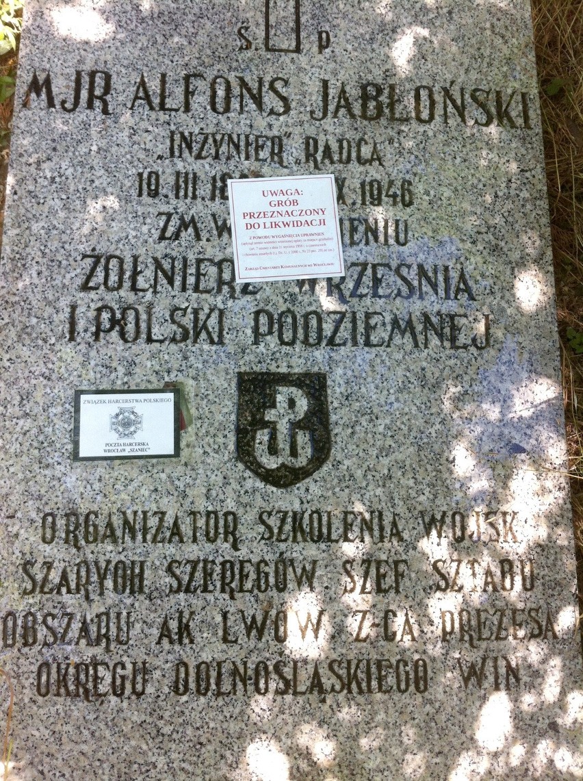 Groby bohaterów na cmentarzu Osobowickim do likwidacji?