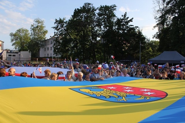 Koncert z okazji 15-lecia Polski w UE na Bulwarze Grotowskiego w Lublińcu 8.06.2019.