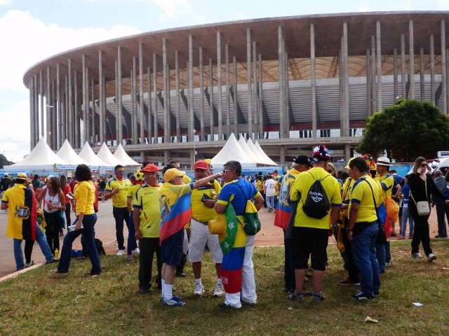 Tak na mundialu bawi się stolica Brazylii, podczas meczu Ekwadoru ze Szwajcarią