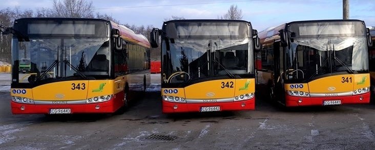Kolejne, nowe autobusy marki solaris na ulicach Grudziądza