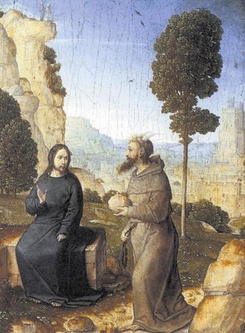 Kuszenie Jezusa podczas 40-dniowego postu na pustyni to częsty motyw w sztuce niemal każdej epoki: "Kuszenie Chrystusa&#8221; Juana de Flandesaiwiać w National Galellery of Art w Waszyngtonie.