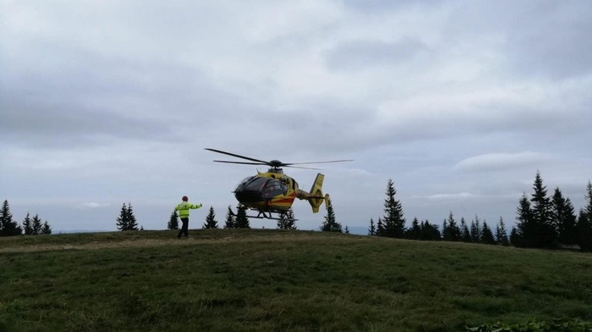 Lato w Beskidach: Połamane nogi, skręcone kostki, ale też udary mózgu i ataki epilepsji. GOPR podsumował wakacje