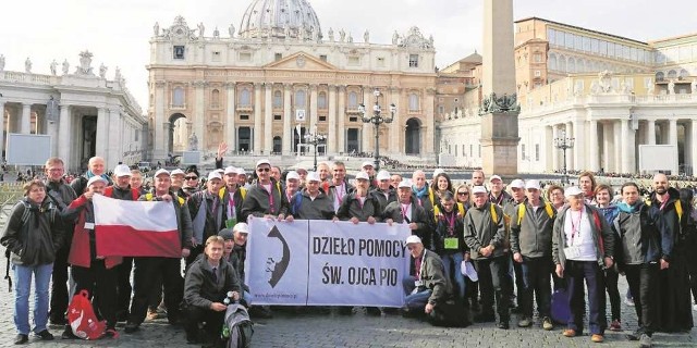 Grupa pielgrzymów z Dzieła Pomocy św. Ojca Pio  uczestniczyła w rekolekcjach w Rzymie