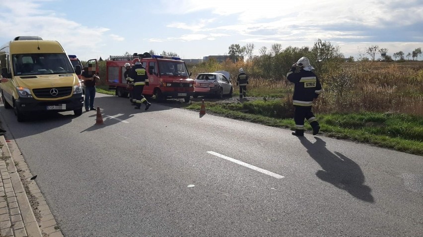 Wypadek motocyklisty pod Wrocławiem. W akcji helikopter LPR