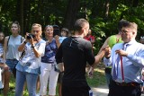 Bieg Tropem Wilczym 2021 w Wieluniu. Blisko 300 osób wzięło udział w Biegu Pamięci Żołnierzy Wyklętych