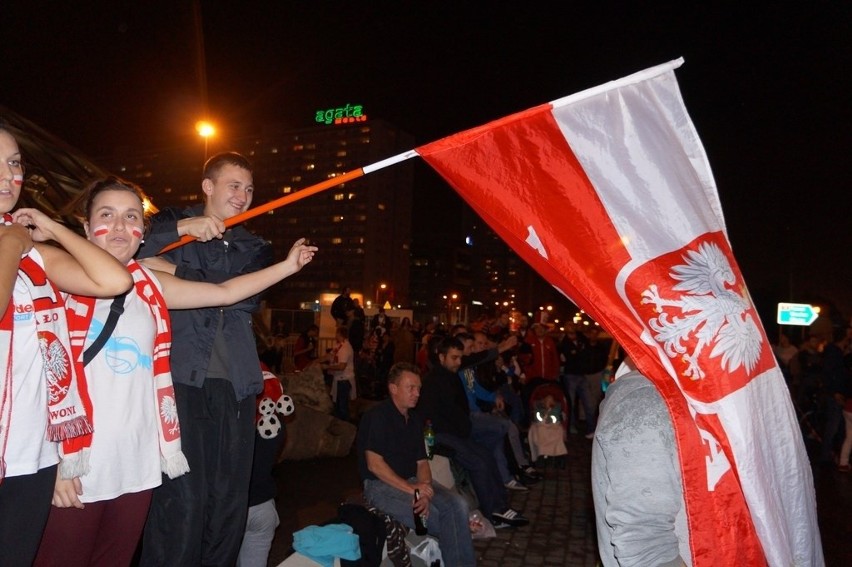 Polska Brazylia kibice przed Spodkiem Zdjęcia...