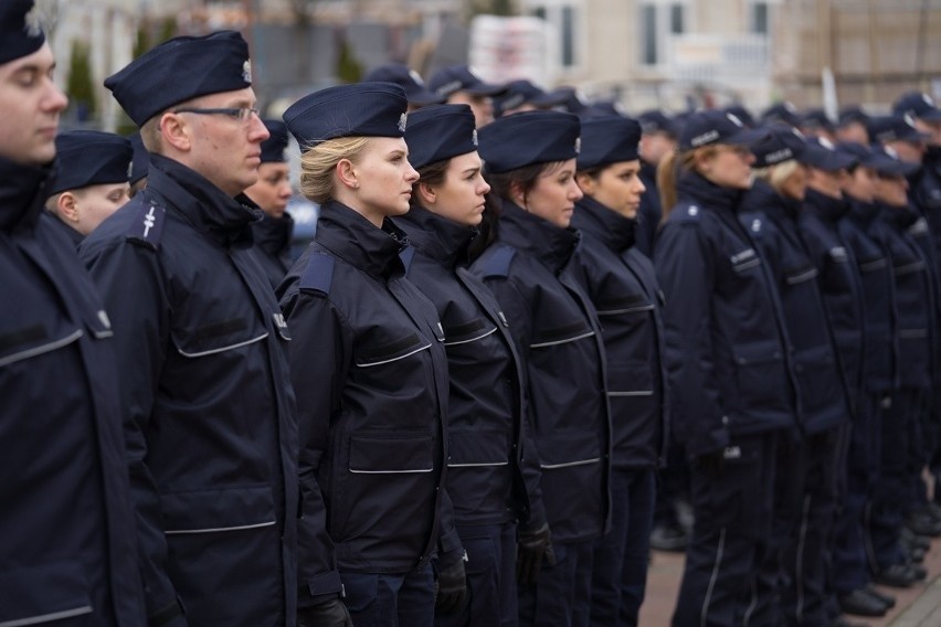 Kujawsko-Pomorskie, ślubowanie nowych policjantów (2019...